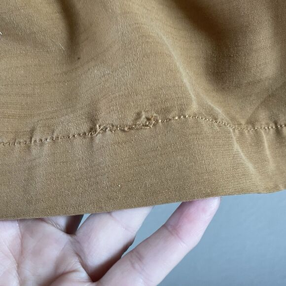 Free People Nothin to Say Pleated Pant Womens Small Gold Brown Wide  Lagenlook - Picture 6 of 16